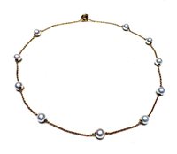 Collana Sommer Donna Collezione Perle in Oro giallo Perla PERLE SCORREVOLI - PERLE SCORREVOLI